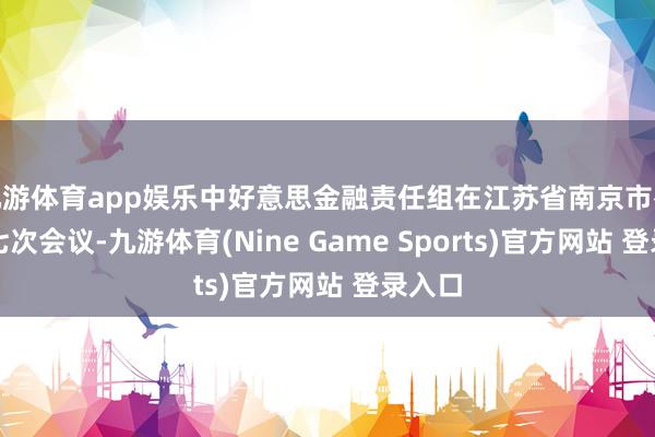 九游体育app娱乐中好意思金融责任组在江苏省南京市举行第七次会议-九游体育(Nine Game Sports)官方网站 登录入口