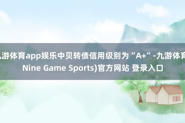九游体育app娱乐中贝转债信用级别为“A+”-九游体育(Nine Game Sports)官方网站 登录入口